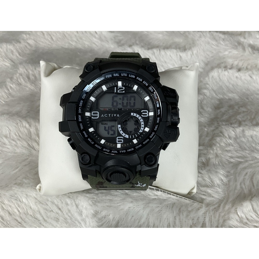 Invicta Activa Endurance X Mens Digital Mens Green/Black 54.5mm Sports Watch NIB